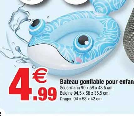 Bateau gonflable pour enfant