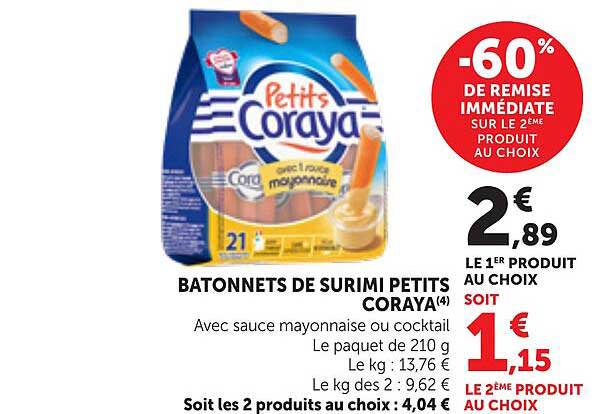 BATONNETS DE SURIMI PETITS CORAYA(4)