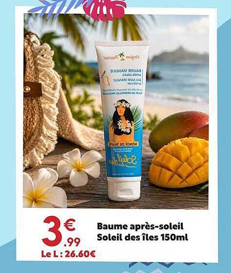Baume après-soleil Soleil des îles 150ml