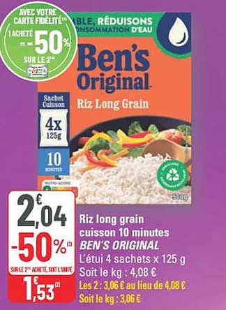 Ben's Original Riz Long Grain