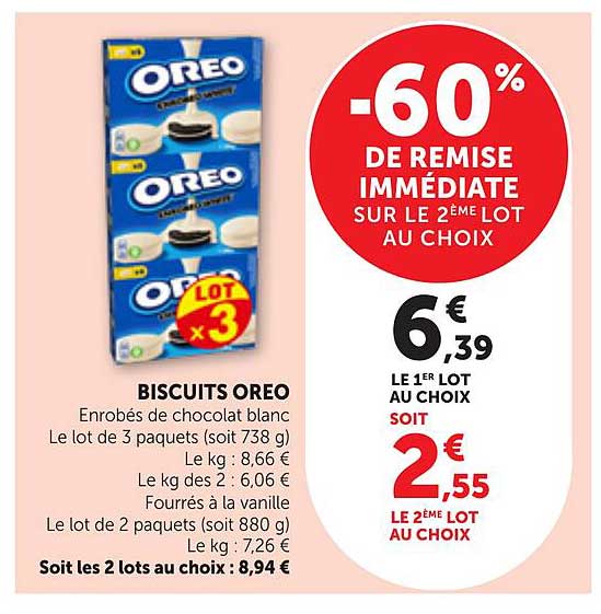 BISCUITS OREO