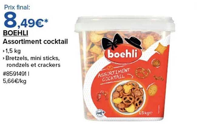 BOEHLI Assortiment cocktail