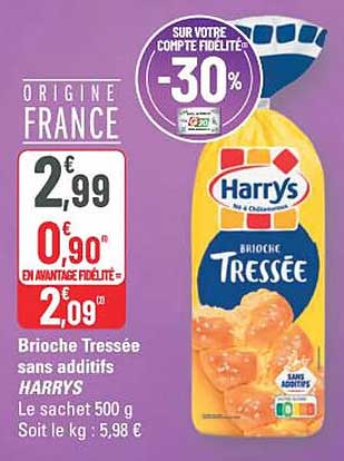 Brioche Tressée HARRYS