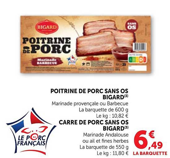 CARRÉ DE PORC SANS OS BIGARD(3)