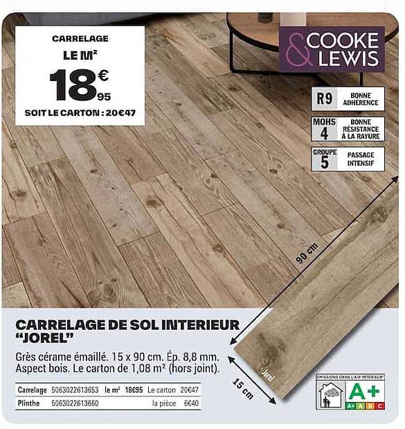 CARRELAGE DE SOL INTERIEUR “JOREL”