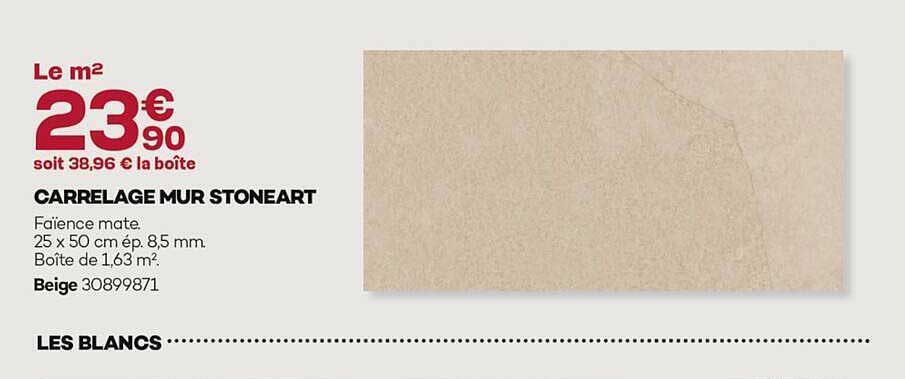 CARRELAGE MUR STONEART