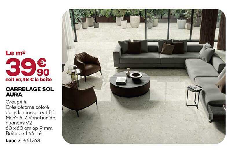 CARRELAGE SOL AURA
