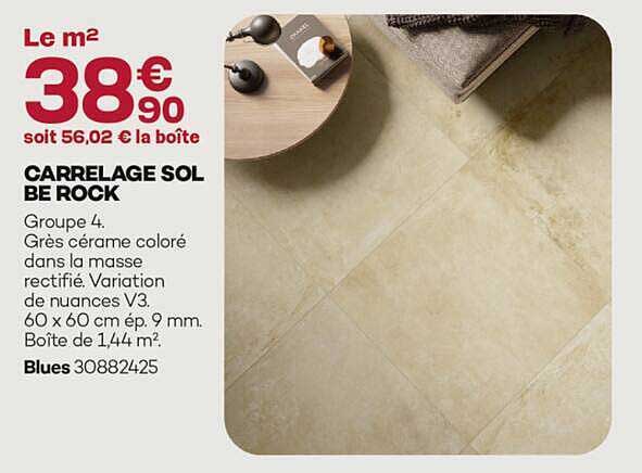 CARRELAGE SOL BE ROCK