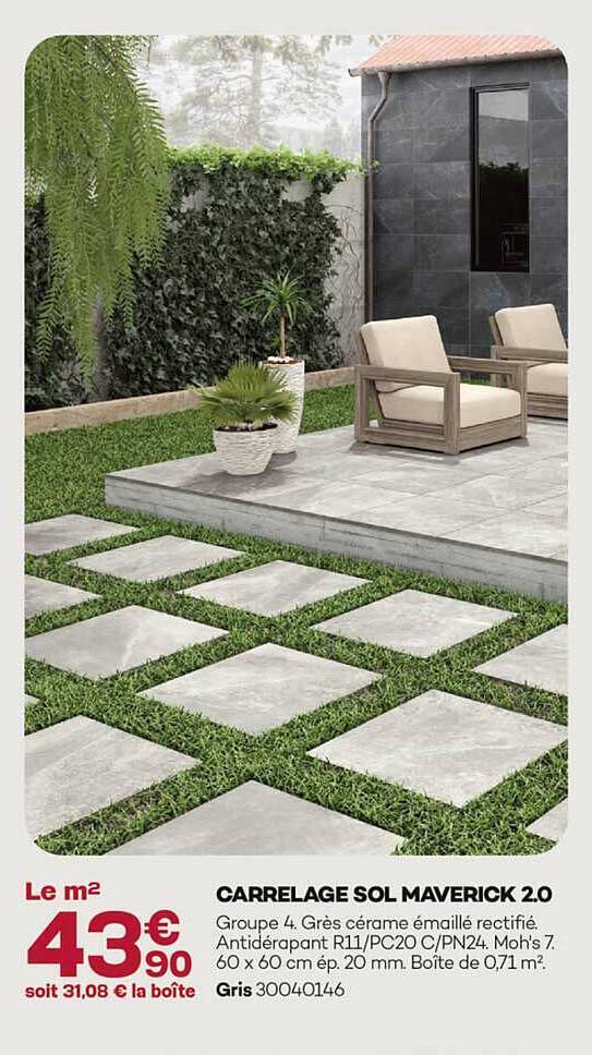 CARRELAGE SOL MAVERICK 2.0