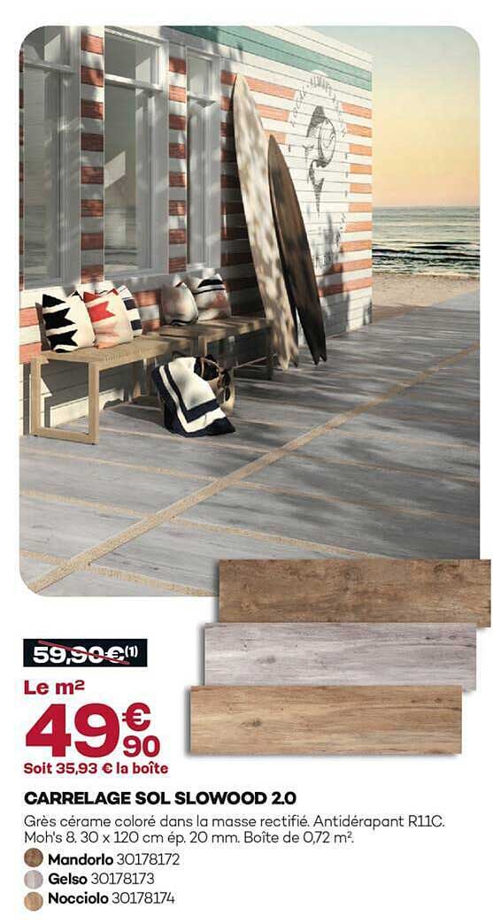 CARRELAGE SOL SLOWOOD 2.0
