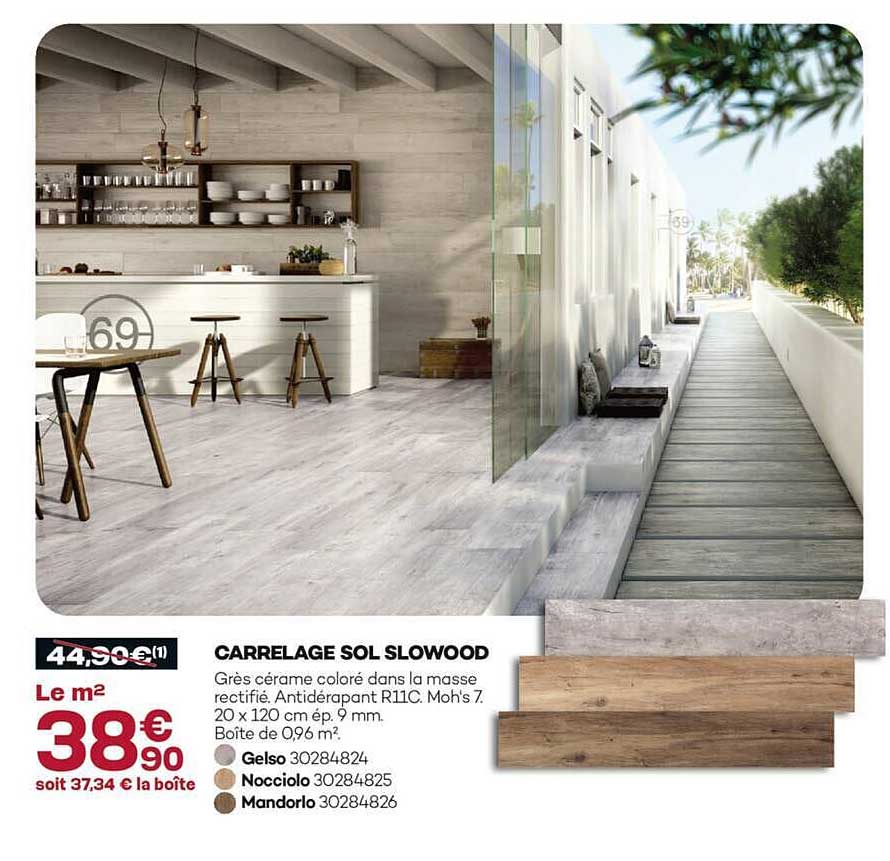 CARRELAGE SOL SLOWOOD