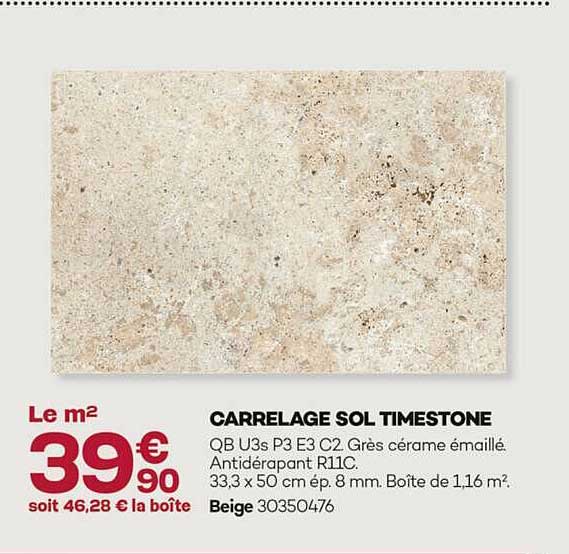 CARRELAGE SOL TIMESTONE