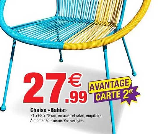 Chaise «Bahia»