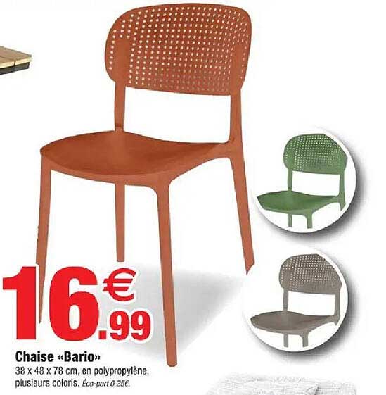 Chaise «Bario»