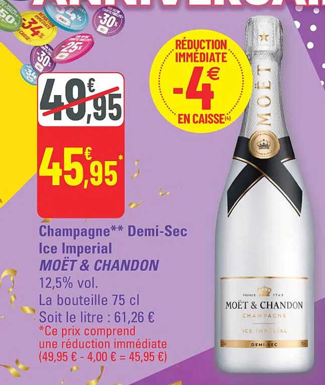 Champagne** Demi-Sec Ice Imperial MOËT & CHANDON