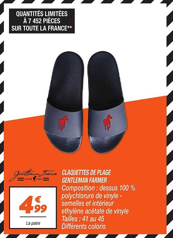 CLAQUETTES DE PLAGE GENTLEMAN FARMER