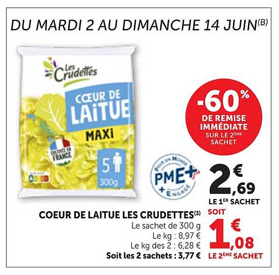 COEUR DE LAITUE LES CRUDOTTES