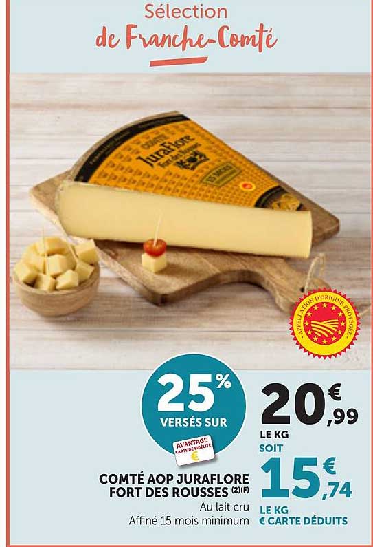 COMTÉ AOP JURAFLORE FORT DES ROUSSES (2)(F)