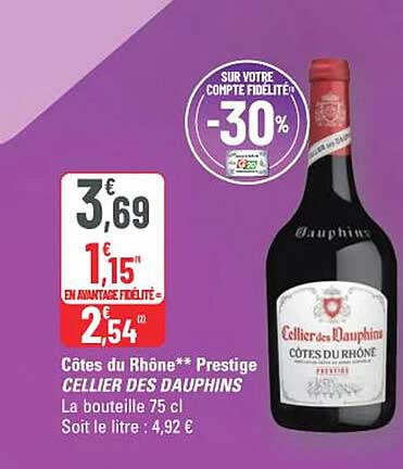 Côtes du Rhône** Prestige CELLIER DES DAUPHINS