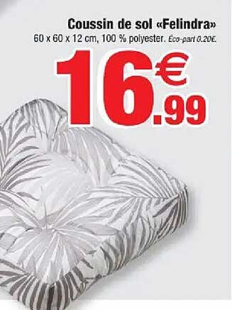 Coussin de sol «Felindra»