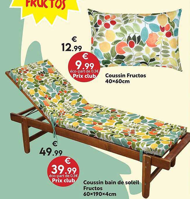 Coussin Fructos 40×60cm