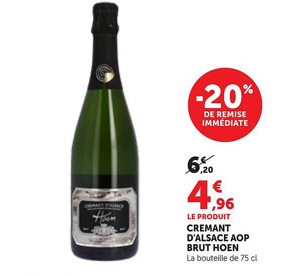 CREMANT D'ALSACE AOP BRUT HOEN