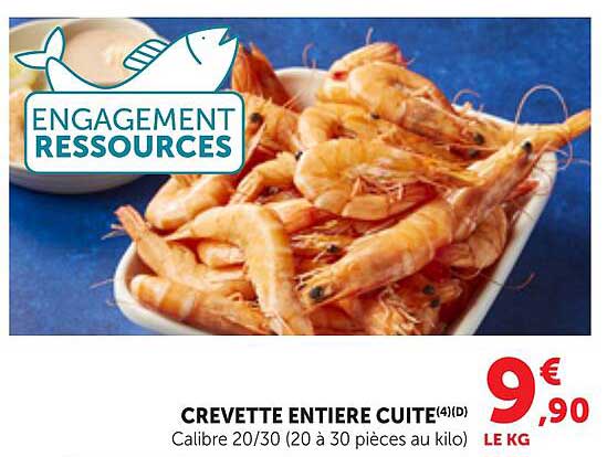 CREVETTE ENTIERE CUITE