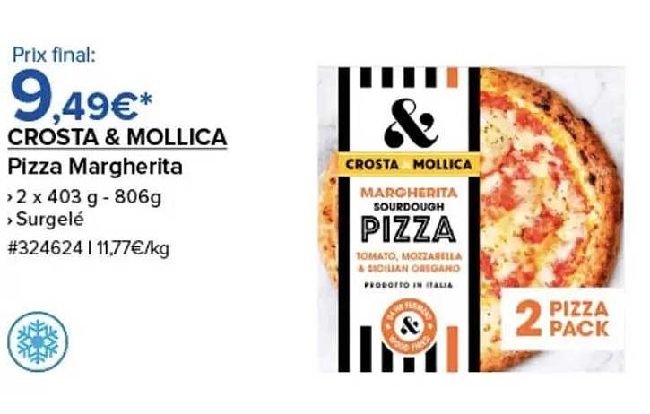 CROSTA & MOLLICA Pizza Margherita