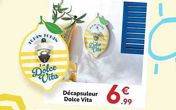 Décapsuleur Dolce Vita