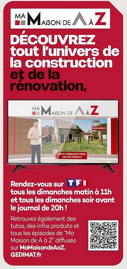 DÉCOUVREZ tout l’univers de la construction et de la renovation,