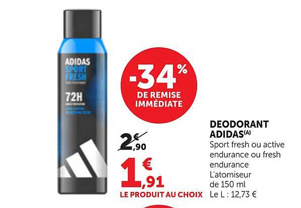 DEODORANT ADIDAS(A)