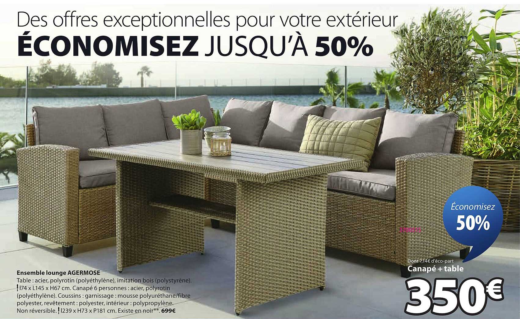 Ensemble lounge AGERMOSE