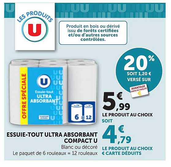 ESSUIE-TOUT ULTRA ABSORBANT COMPACT U