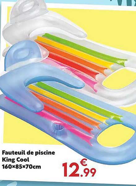 Fauteuil de piscine King Cool 160×85×70cm