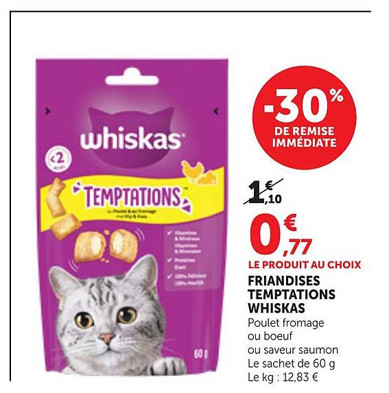 FRIANDISES TEMPTATIONS WHISKAS