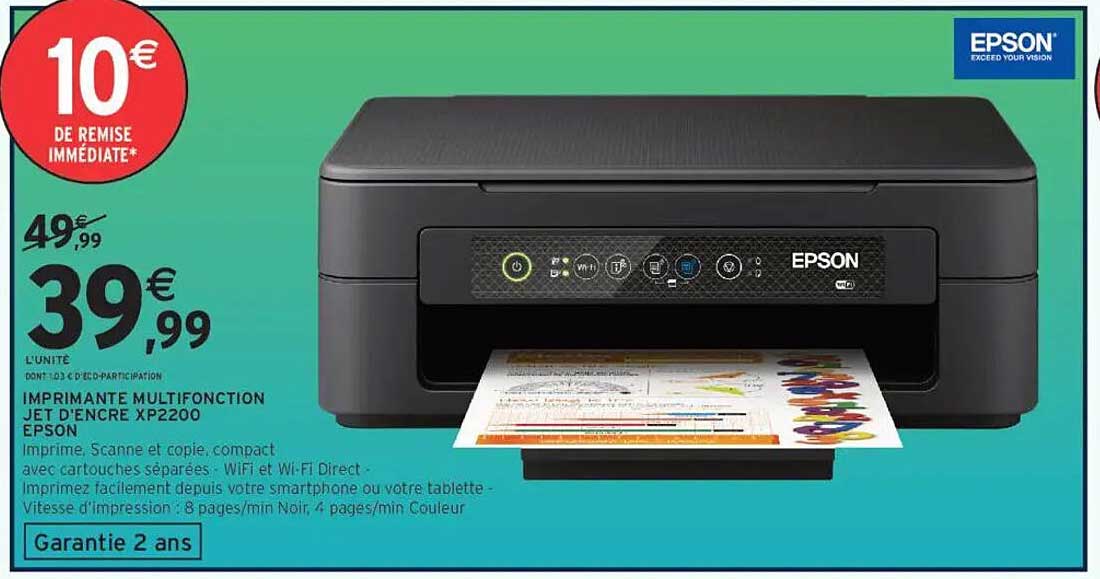 IMPRIMANTE MULTIFONCTION JET D'ENCRE XP2200 EPSON