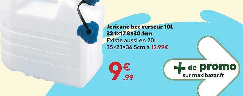 Jericane bec verseur 10L