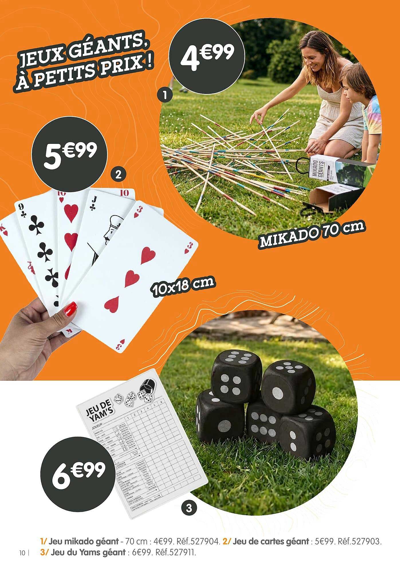 Jeu mikado géant - 70 cm