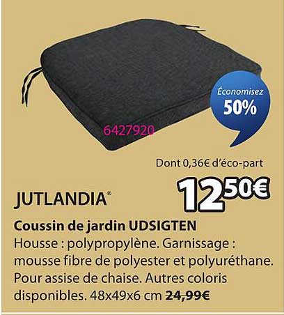 JUTLANDIA Coussin de jardin UDSIGTEN