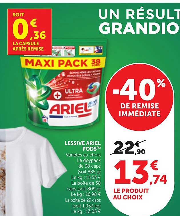 LESSIVE ARIEL PODS(A)