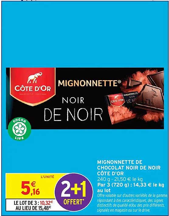 Mignonnette noir de noir