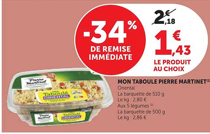 MON TABOULE PIERRE MARTINET