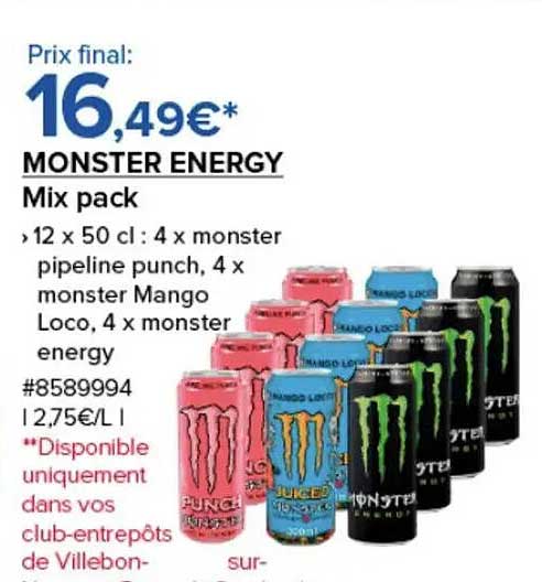 MONSTER ENERGY Mix pack