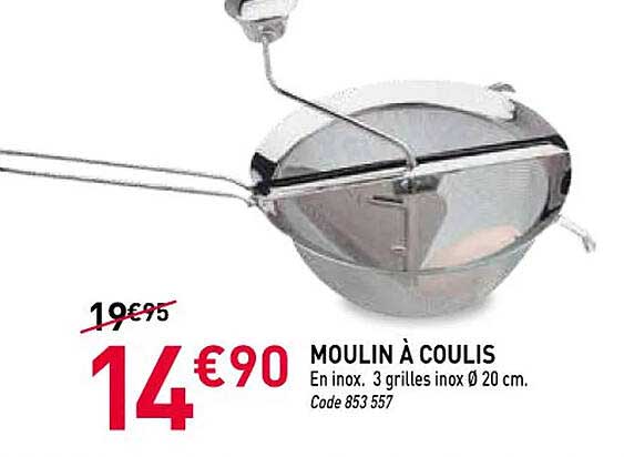 MOULIN À COULIS