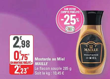 Moutarde au Miel MAILLE