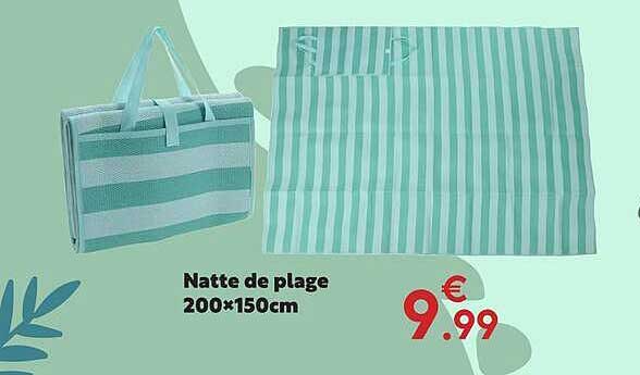 Natte de plage 200*150cm