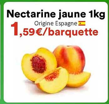 Nectarine jaune 1kg