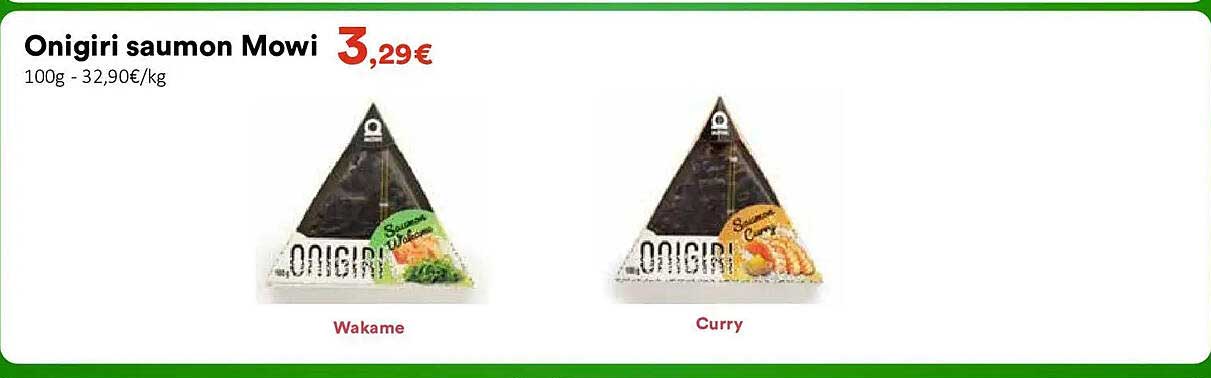 Onigiri saumon Mowi