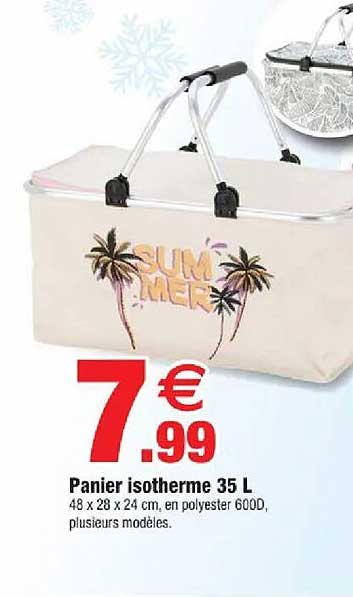 Panier isotherme 35 L