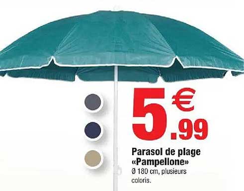Parasol de plage «Pampelonne»